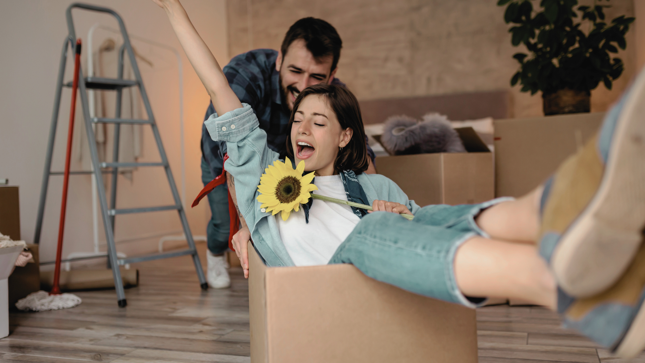 Un couple qui a estimé le volume de ses biens