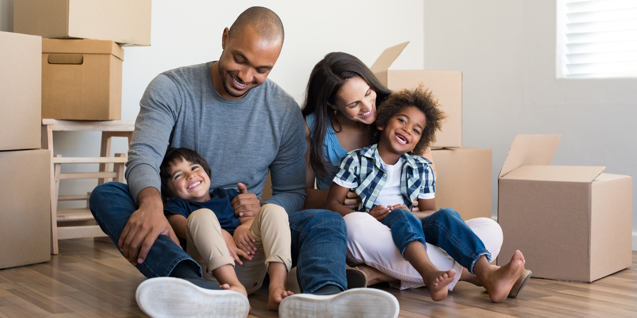 Une famille en plein déménagement pour la Guadeloupe